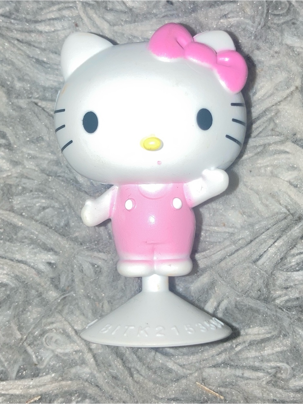 Sanrio Hello Kitty White Figure with Pink Outfit and Bow